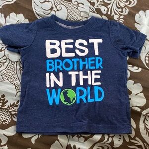 Carter's Navy 'Best Brother in the World' Graphic Tee